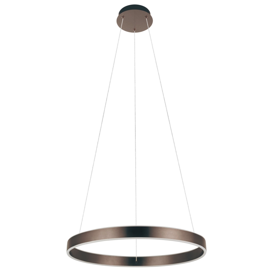 Eglo 33483 - LED liustra ant laido ALCAZABA 2xLED/18W/230V 3000K Ø 55 cm bronzinė