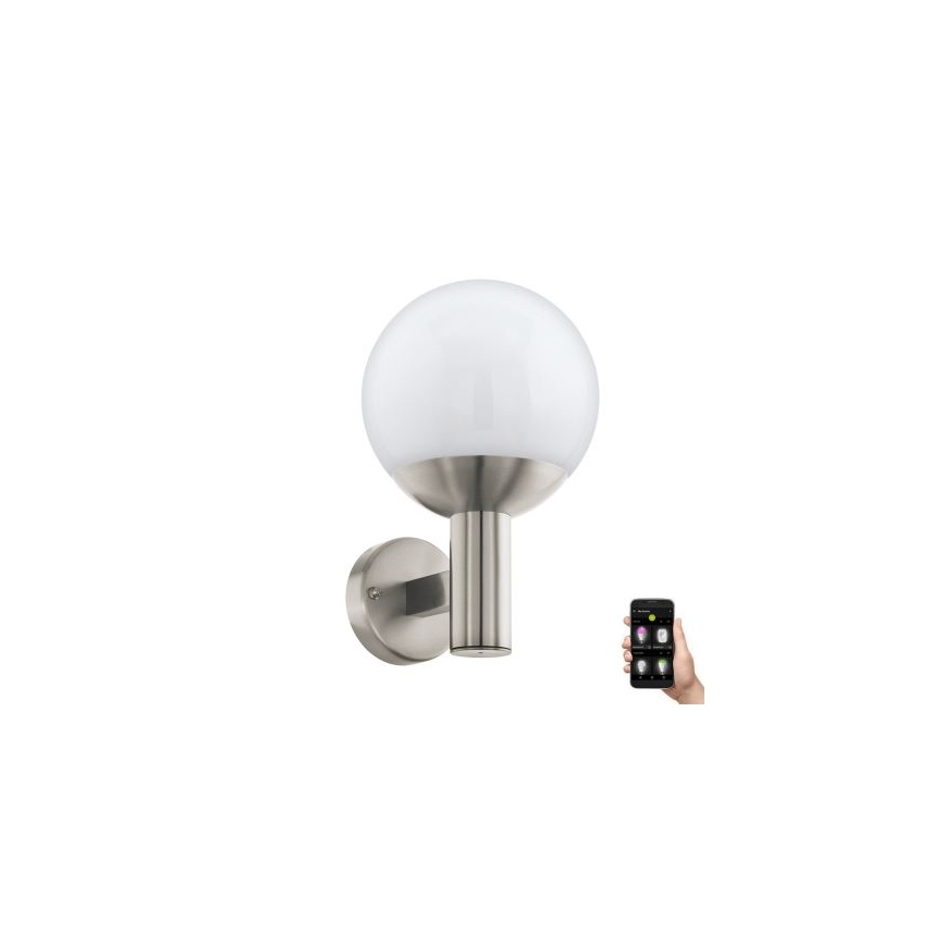 Eglo 33564 - LED Lauko sieninis šviestuvas NISIA-C LED/9W/230V IP44