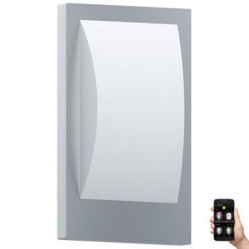 Eglo 33569 - LED sieninis lauko šviestuvas VERRES-C LED/9W/230V IP44 matinis chromas