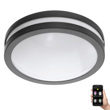 Eglo 33571 - LED pritemdomas vonios šviestuvas LOCANA-C LED/14W/230V IP44 juoda