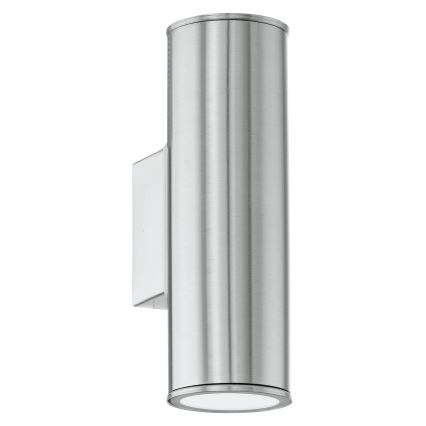 Eglo 33582 - LED RGBW šviesos reguliavimas lauko wall apšvietimas RIGA 2xGU10/5W/230V IP44
