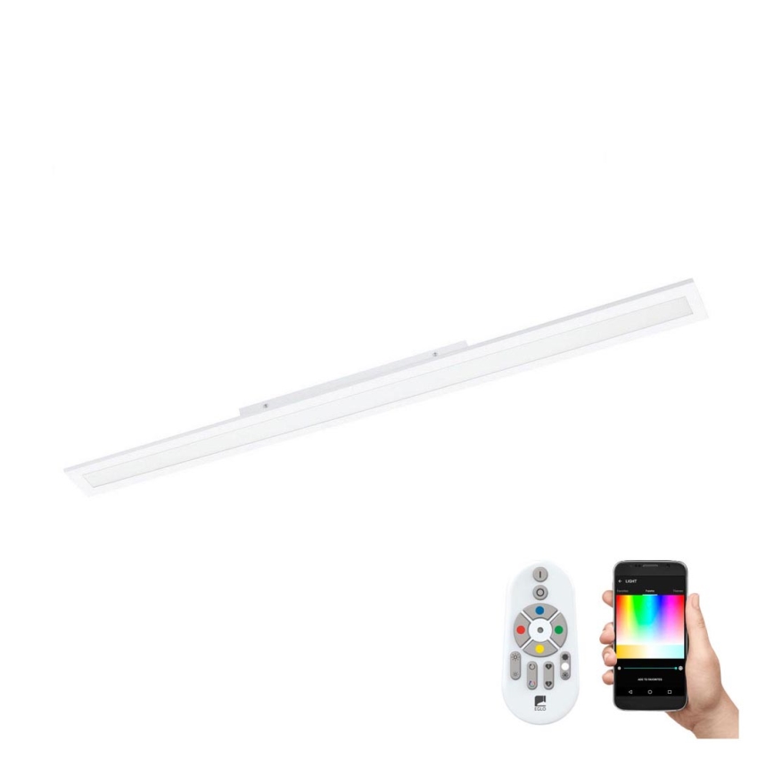 Eglo 33589 - LED RGBW Pritemdymo panelė SALOBRENA-C LED/34W/230V + nuotolinio valdymo pultas
