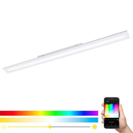 Eglo 33589 - LED RGBW Pritemdymo panelė SALOBRENA-C LED/34W/230V + nuotolinio valdymo pultas