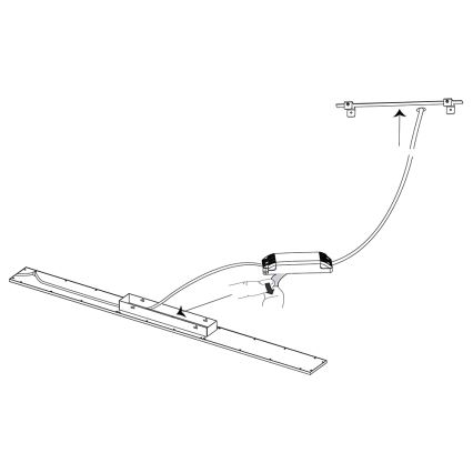 Eglo 33589 - LED RGBW Pritemdymo panelė SALOBRENA-C LED/34W/230V + nuotolinio valdymo pultas
