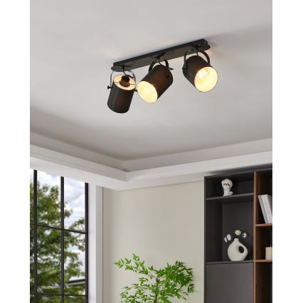 Eglo 33647 - Taškinis šviestuvas VILLABATE 3xE27/10W/230V
