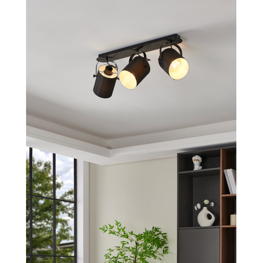 Eglo 33647 - Taškinis šviestuvas VILLABATE 3xE27/10W/230V