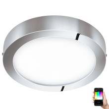 Eglo 33667 - LED RGBW Pritemdomas lubinis vonios šviestuvas FUEVA-C LED21W/230V diametras 30 cm IP44
