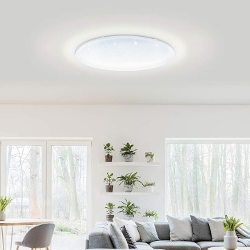 Eglo 33669 - LED RGBW Reguliuojamas lubinis šviestuvas TOTARI-C LED/43W/230V 2700-6500K balta + nuotolinio valdymo pultas