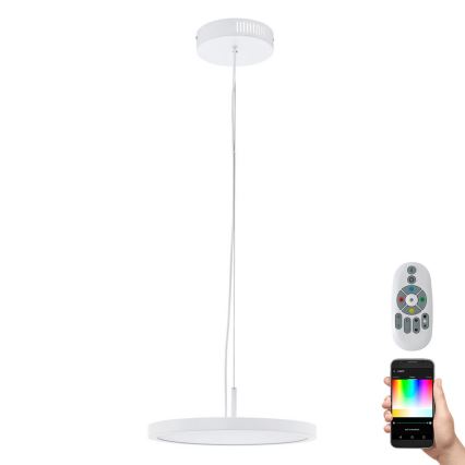Eglo 33675 - LED RGBW Pritemdomas pakabinamas sietynas CERIGNOLA-C LED/21W/230V 2700-6500K + nuotolinio valdymo pultas