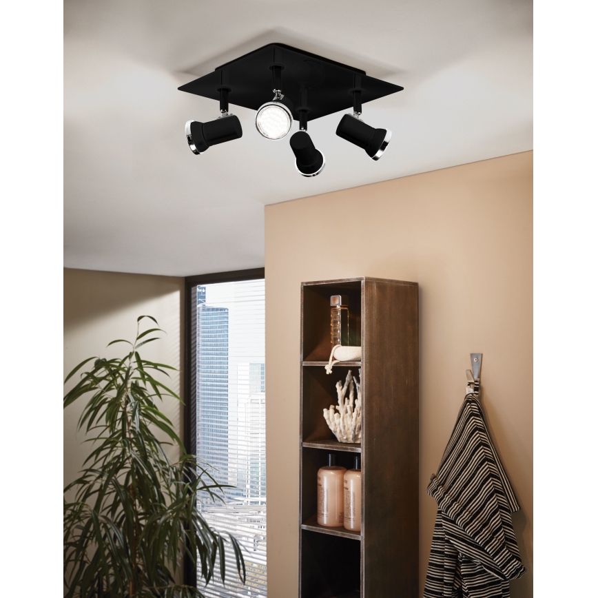 Eglo - LED Akcentinis vonios šviestuvas 4xGU10/3.3W/230V IP44