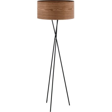 Eglo 33705 - Pastatoma lempa CANNAFESCA 1xE27/60W/230V ruda/juoda