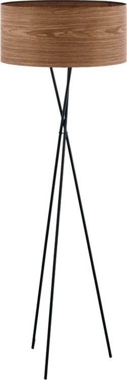 Eglo 33705 - Pastatoma lempa CANNAFESCA 1xE27/60W/230V ruda/juoda