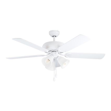 Eglo 35076 - Lubinis ventiliatorius LAS PALMAS 3xE27/40W/230V balta