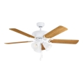 Eglo 35076 - Lubinis ventiliatorius LAS PALMAS 3xE27/40W/230V rudas