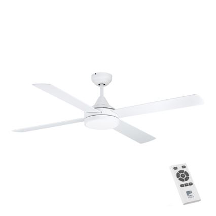 Eglo - LED lubinis ventiliatorius LED/20W/230V 3000/4000/5000K su nuotoliniu valdymu, baltas