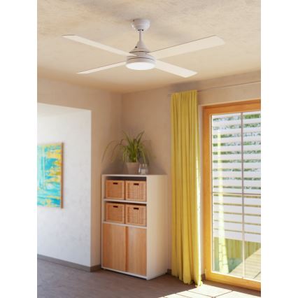 Eglo - LED lubinis ventiliatorius LED/20W/230V 3000/4000/5000K su nuotoliniu valdymu, baltas