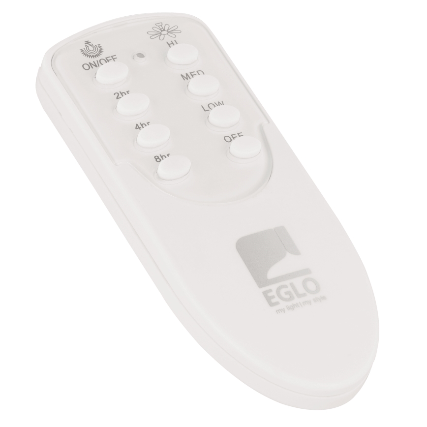 Eglo - LED lubinis ventiliatorius LED/20W/230V 3000/4000/5000K + nuotolinio valdymo pultas balta