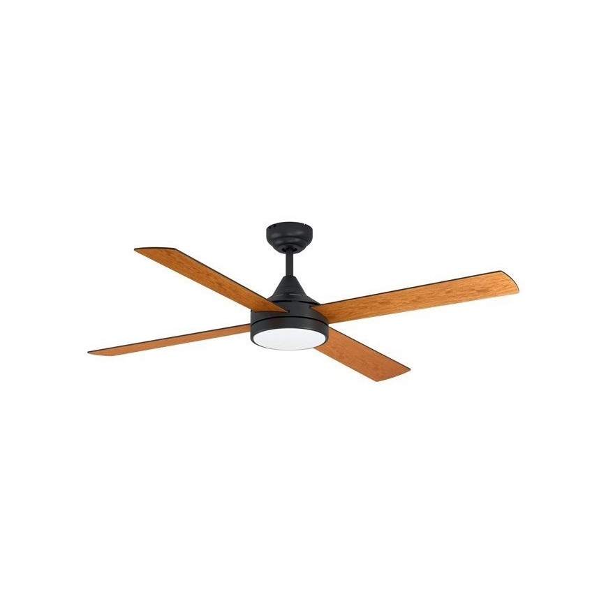 Eglo - LED Reguliuojamas lubinis ventiliatorius LED/20W/230V + VP juodas