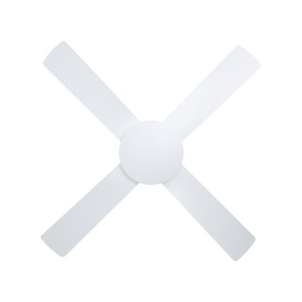 Eglo - Lubų ventiliatorius 52W/230V + su nuotolinio valdymo pulteliu, baltas