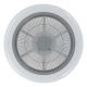 Eglo - LED Pritemdomas lubinis ventiliatorius LED/25,5W/230V pilkas + nuotolinio valdymo pultas