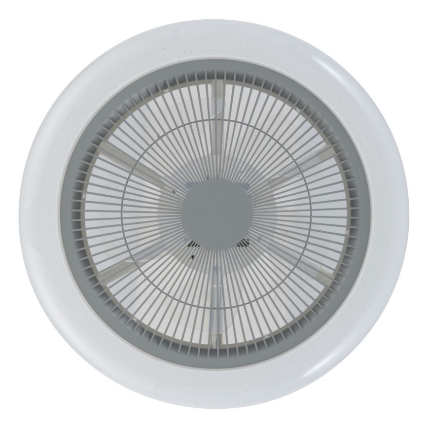 Eglo - LED reguliuojamas lubų ventiliatorius LED/25,5W/230V pilkas + nuotolinio valdymo pultas