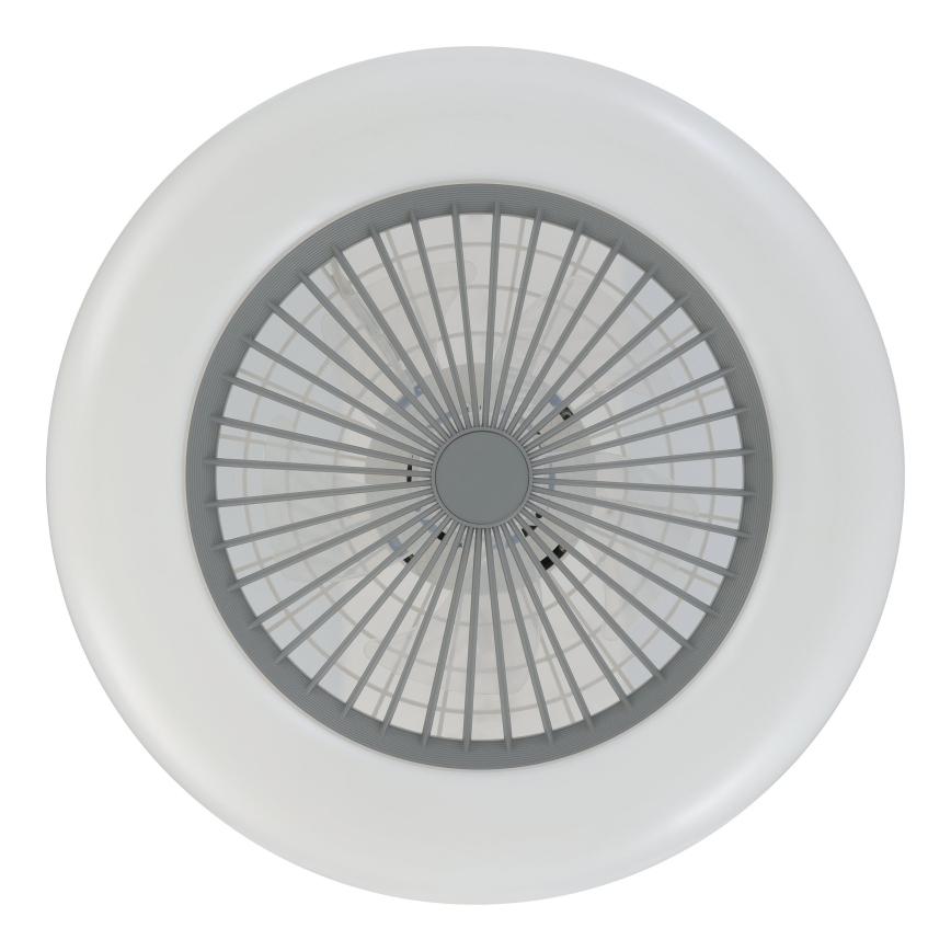 Eglo - lubinis ventiliatorius su dimeriuojamu LED apšvietimu 3xLED/12,6W/230V 2700-6500K Ø55 cm pilkas + nuotolinio valdymo pultas