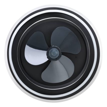 Eglo - reguliuojamas LED lubinis ventiliatorius 4xLED/9W/230V 2700-6500K, skersmuo 50 cm, juodas + nuotolinis valdymas