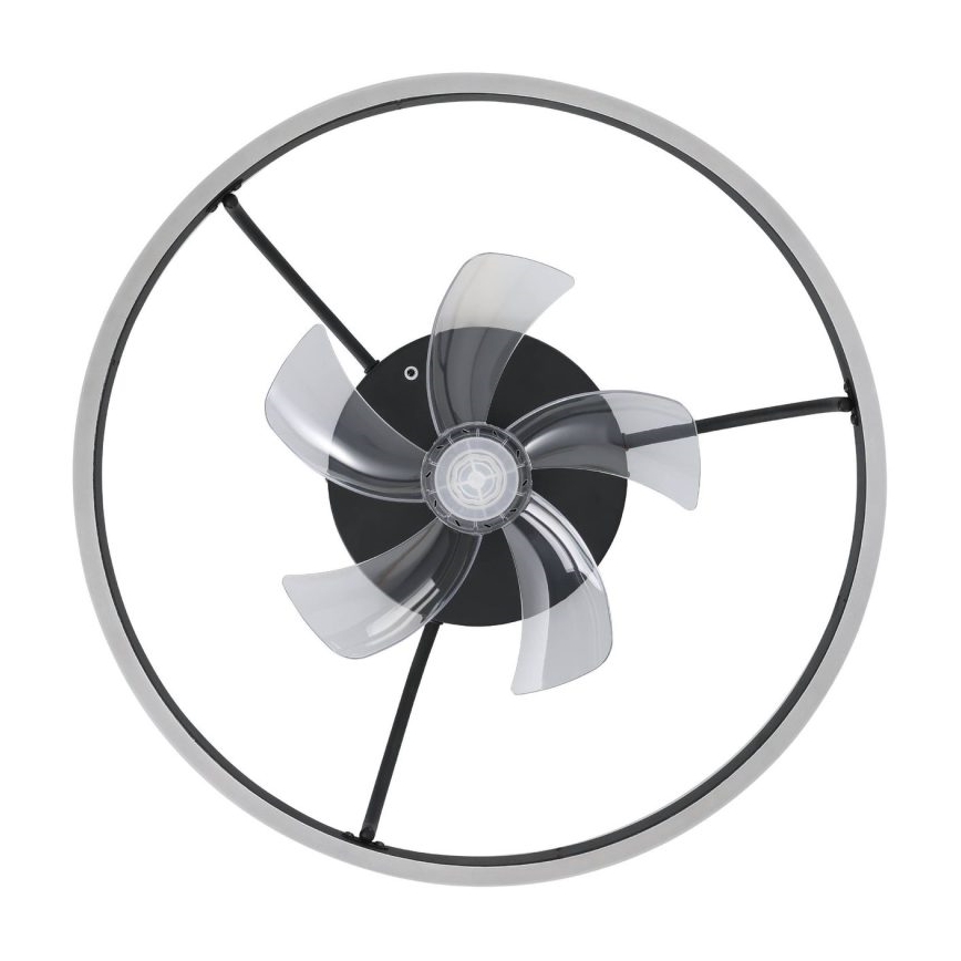 Eglo - LED RGBW dimeriuojamas lubinis ventiliatorius LED/36W/230V 3000–6500K Ø 50 cm juodas + nuotolinis valdymas