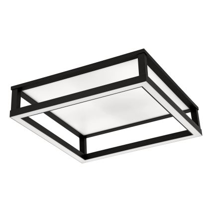 Eglo - LED Pritemdomas lubinis šviestuvas LED/29,4W/230V 2700-6500K juoda + nuotolinio valdymo pultas