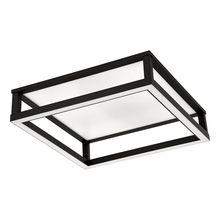 Eglo - LED Pritemdomas lubinis šviestuvas LED/29,4W/230V 2700-6500K juoda + nuotolinio valdymo pultas