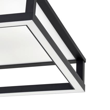 Eglo - LED Pritemdomas lubinis šviestuvas LED/29,4W/230V 2700-6500K juoda + nuotolinio valdymo pultas