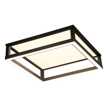 Eglo - LED Pritemdomas lubinis šviestuvas LED/29,4W/230V 2700-6500K juoda + nuotolinio valdymo pultas