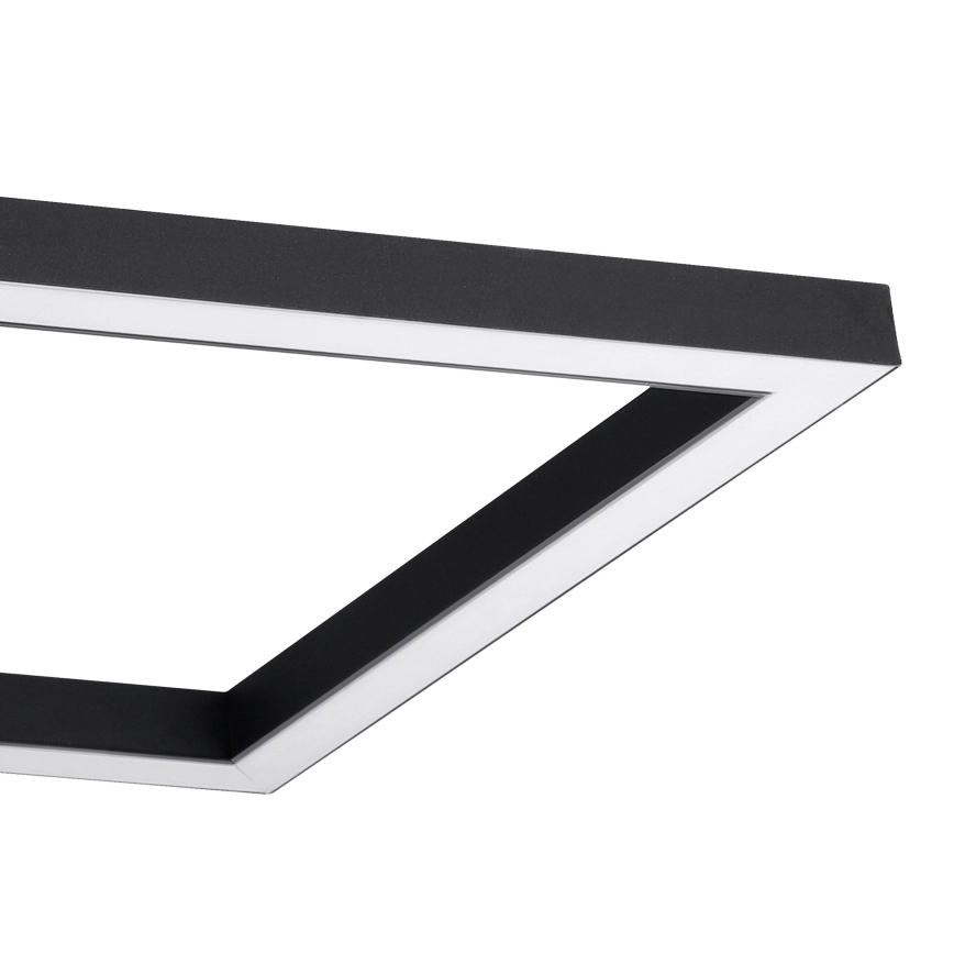 Eglo - LED Pritemdomas lubinis šviestuvas LED/26,2W/230V 2700-6500K juoda + nuotolinio valdymo pultas