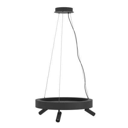 Eglo - LED Reguliuojamas pakabinamas sietynas 3xLED/8W/230V + 3xLED/8,5W 3000K juoda + nuotolinio valdymo pultas