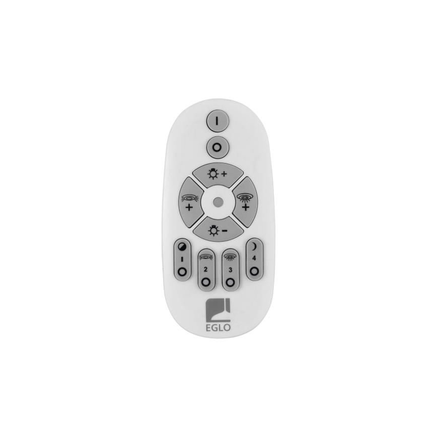 Eglo - LED Reguliuojamas pakabinamas sietynas 3xLED/8W/230V + 3xLED/8,5W 3000K juoda + nuotolinio valdymo pultas
