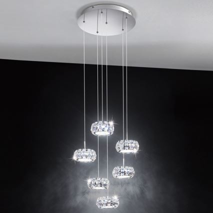 Eglo 39008 - Kabinamas LED šviestuvas CORLIANO 6xLED/5W/230V