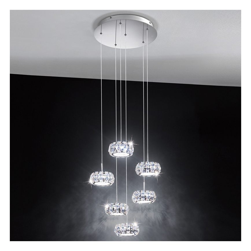 Eglo 39008 - Kabinamas LED šviestuvas CORLIANO 6xLED/5W/230V