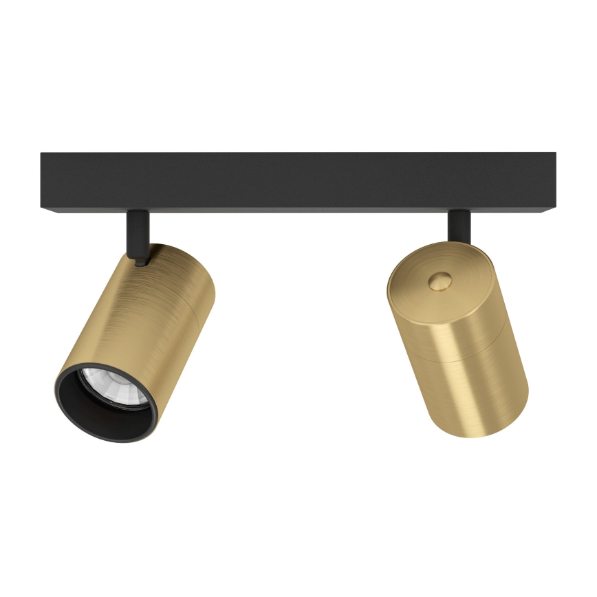 Eglo - LED akcentinis šviestuvas 2xGU10/4,5W/230V 3000K juoda/auksas