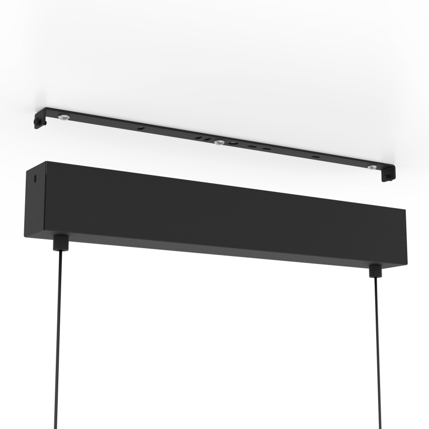 Eglo - LED Reguliuojamas pakabinamas sietynas 2xLED/12,5W/230V + LED/15,5W 3000K juoda