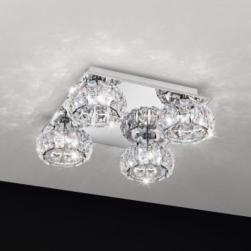 Eglo 39009 - LED lubinis šviestuvas CORLIANO 4xLED/5W/230V