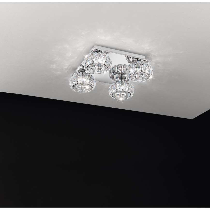 Eglo 39009 - LED lubinis šviestuvas CORLIANO 4xLED/5W/230V