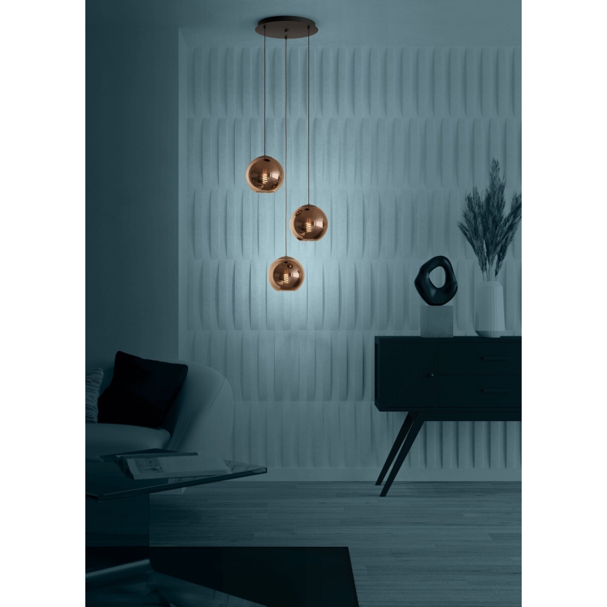 Eglo - Pakabinamas sietynas 3xE27/40W/230V varis