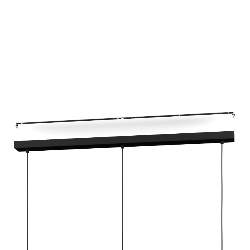 Eglo - Pakabinamas sietynas 3xE27/40W/230V dūminis
