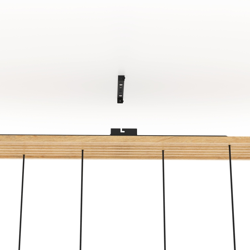Eglo - Pakabinamas sietynas 6xE27/40W/230V juoda/ruda