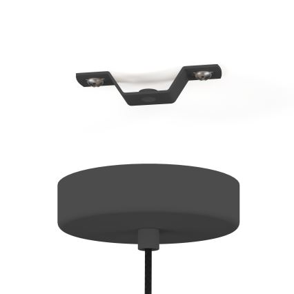 Eglo - Pakabinamas sietynas 1xE27/40W/230V juoda