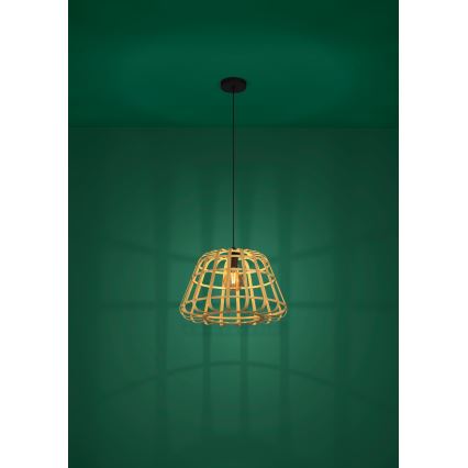 Eglo - Pakabinamas sietynas 1xE27/40W/230V diametras 50 cm bambukas