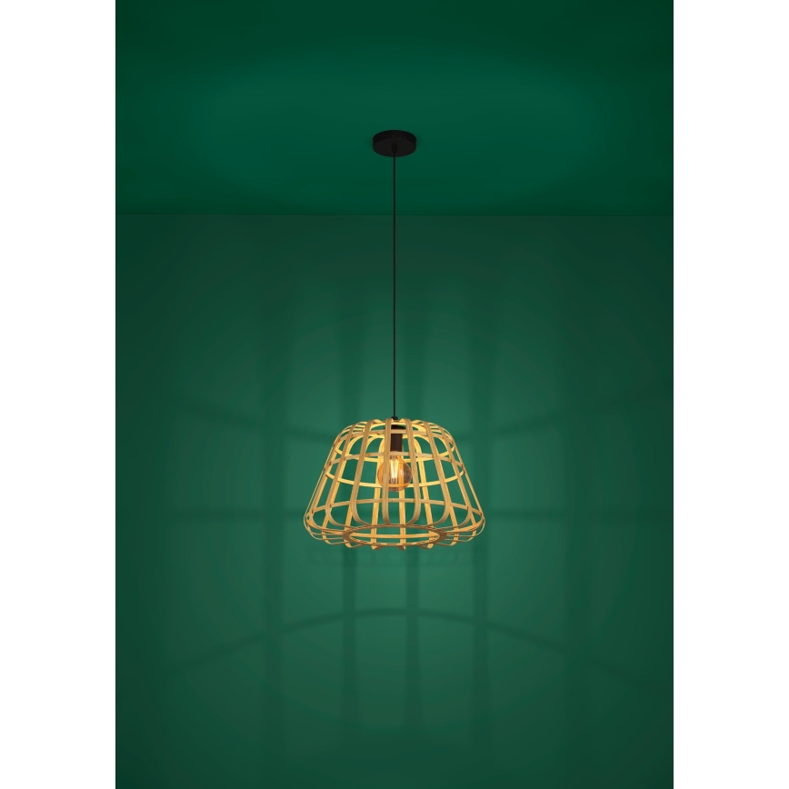 Eglo - Pakabinamas sietynas 1xE27/40W/230V diametras 50 cm bambukas