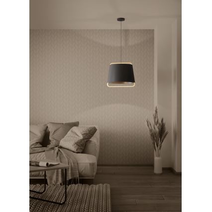 Eglo - Pakabinamas sietynas 1xE27/40W/230V juoda