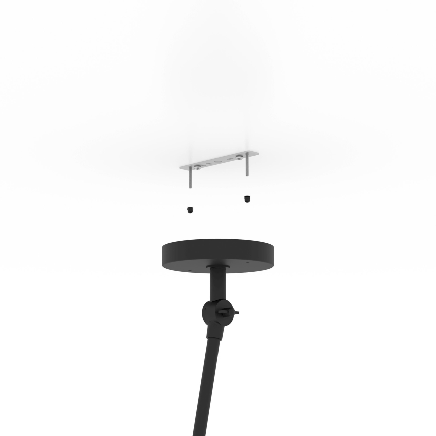 Eglo - Sietynas ant stulpo 1xE27/40W/230V ruda