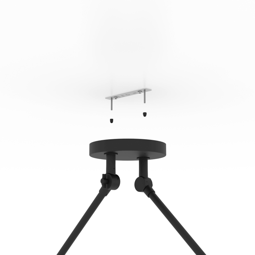 Eglo - Sietynas ant stulpo 2xE27/40W/230V ruda